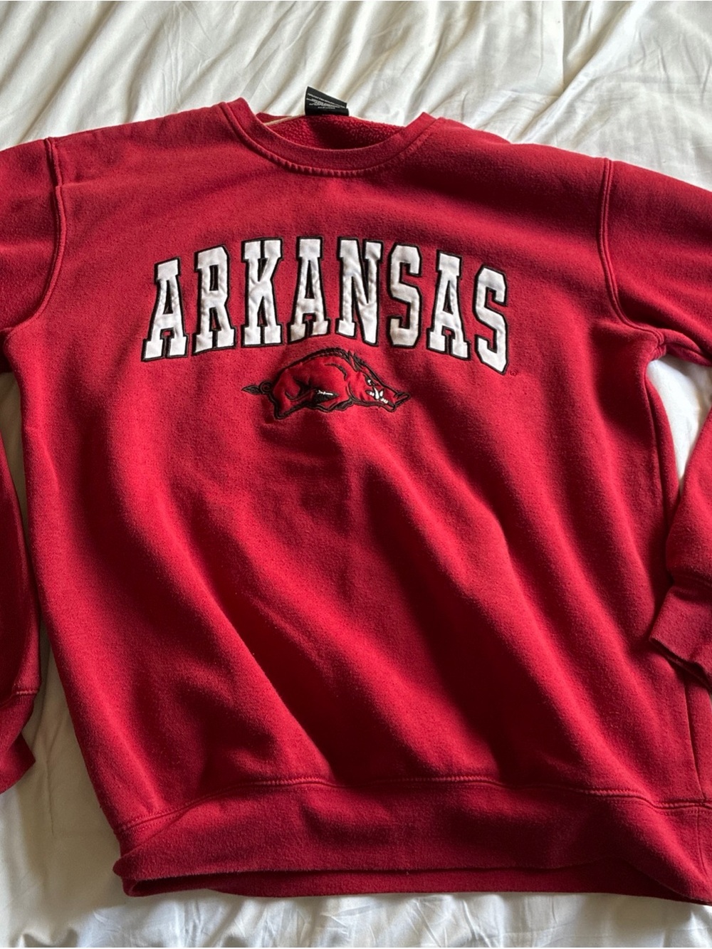 Colosseum Men's Red Crewneck Sweatshirt